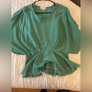 Green blouse bought at mint Julep boutique